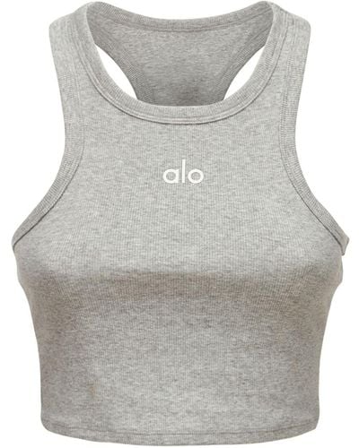 Alo Yoga Aspire Tank Top - Gray