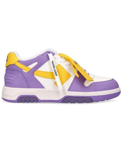Off-White c/o Virgil Abloh Sneakers out of office in pelle 30mm - Viola
