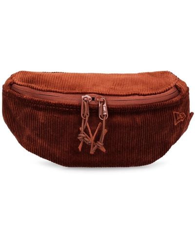 KTZ Ny Yankess Mini Corduroy Belt Bag - Brown