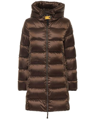 Parajumpers Marion Nylon Down Coat - Brown