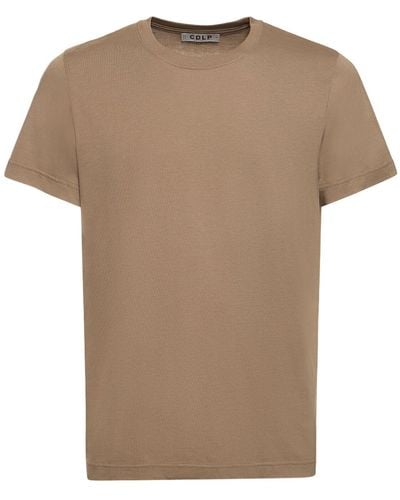 CDLP Pack Of 3 Lyocell & Cotton T-shirts - Natural