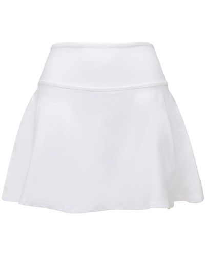 Beyond Yoga Tie Breaker Circle Space Dye Skirt - White