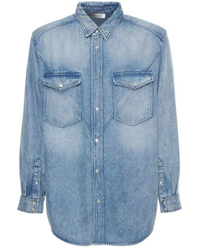 Blue Marant Shirts for Men | Lyst