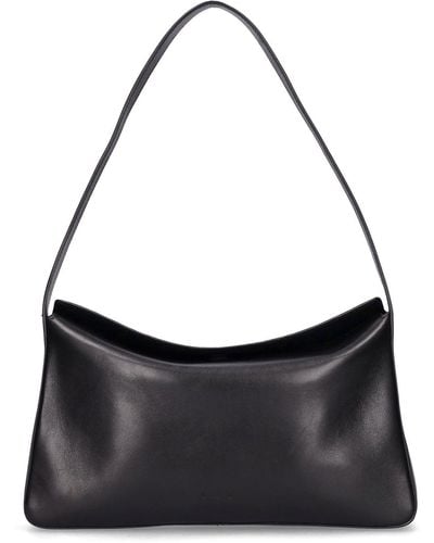 Aesther Ekme Soft Smooth Leather Shoulder Bag - Black