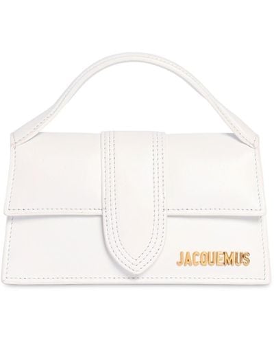 Jacquemus Le Bambino Leather Top Handle Bag - White