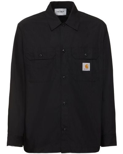 Carhartt Camiseta con manga larga - Negro