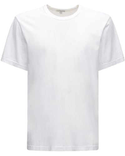 James Perse Camiseta De Algodón Ligera - Blanco