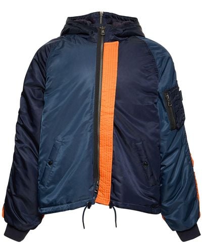 ANDERSSON BELL N2b Bomber Puffer Jacket - Blue