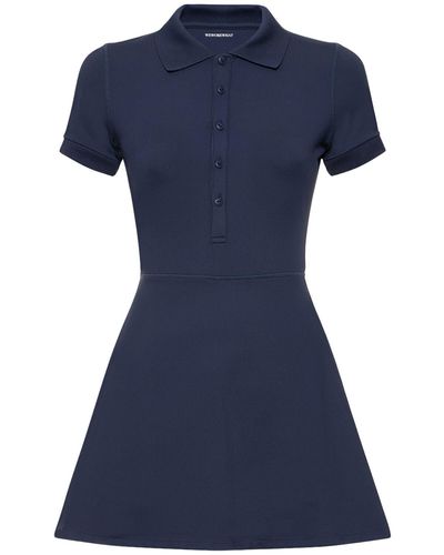 WeWoreWhat Tennis Polo Dress - Blue