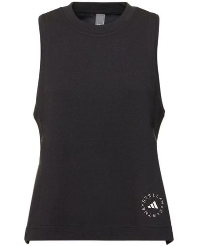 adidas By Stella McCartney Sportswear Logo Tank Top - Black