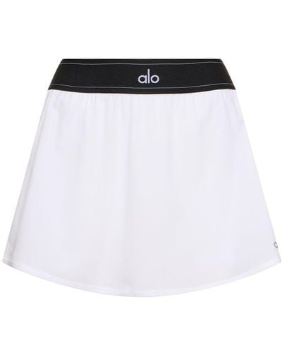 Alo Yoga Match Point Tennis スカート - ホワイト