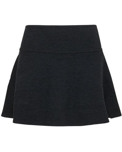 Beyond Yoga Tie Breaker Circle Space Dye Skirt - Black