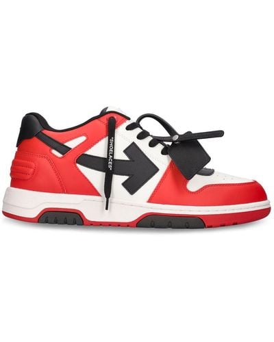 Off-White c/o Virgil Abloh Sneakers Out Of Office Piel - Rojo