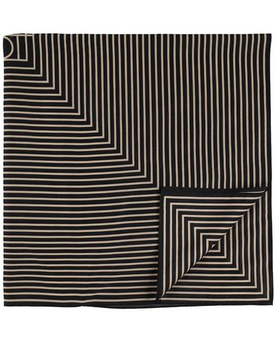 Monogram wool cashmere scarf sage – Totême