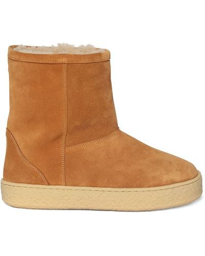 Isabel Marant 30Mm Frieze Suede Ankle Boots - Brown