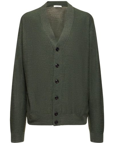 Lemaire Cárdigan de lana - Verde