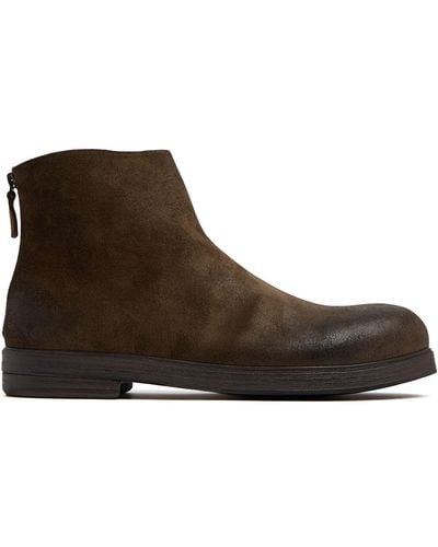 Marsèll Zucca Zeppa Leather Boots - Brown