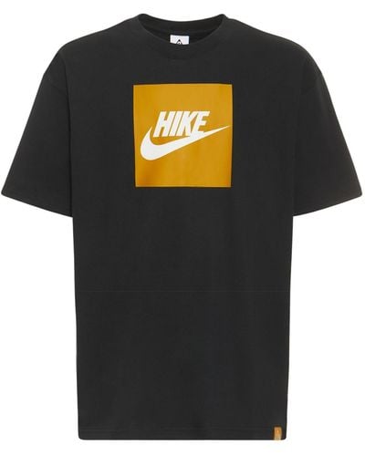 Nike Camiseta Con Logo Estampado - Negro