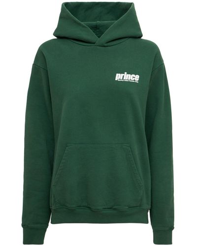 Sporty & Rich Fleece-hoodie "prince Sporty" - Grün