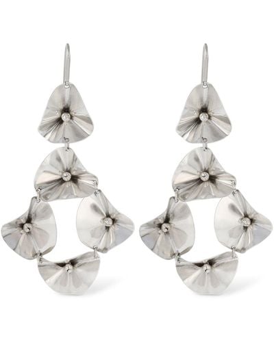 Isabel Marant Flower Power Drop Earrings - Natural