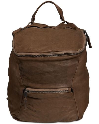 Giorgio Brato Leather Backpack - Brown