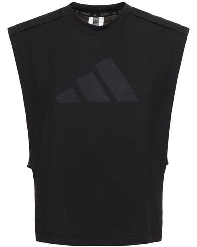 adidas Originals Tank top studio - Negro