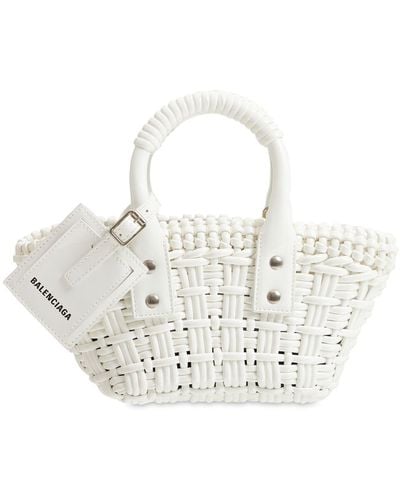Balenciaga Xxs Tasche "bistro Basket" - Weiß