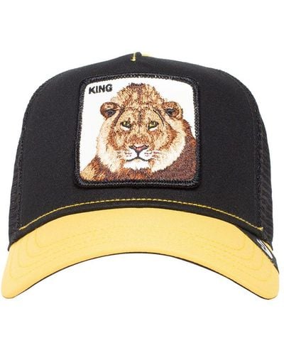 Goorin Bros The King Lion Trucker Hat W/patch - Black