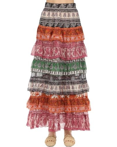 Zimmermann Amari Printed Maxi Skirt - Multicolour