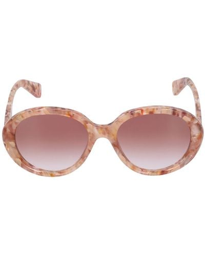 Chloé Gayia Round Bio-acetate Sunglasses - Pink