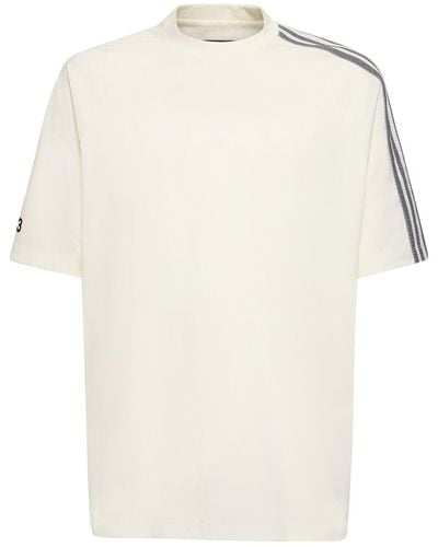 Y-3 Kurzärmliges T-shirt "3s" - Weiß