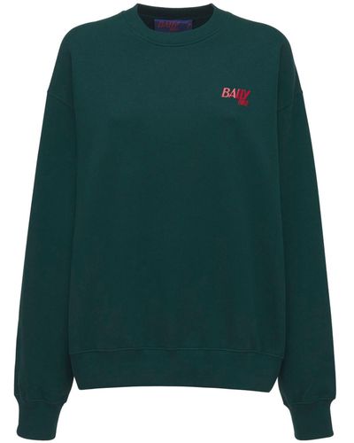 Bally Sweatshirt Aus Baumwolle "hike" - Grün