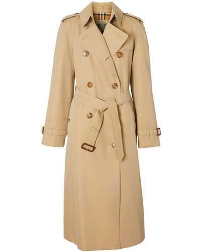 Burberry Trench Waterloo In Tela Di Cotone - Neutro