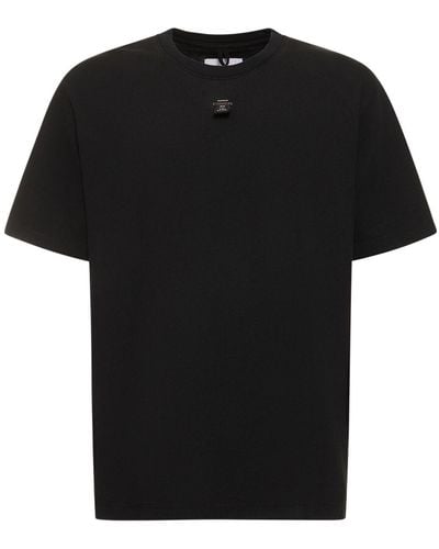 Doublet Sd Card Embroidery Cotton T-Shirt - Black
