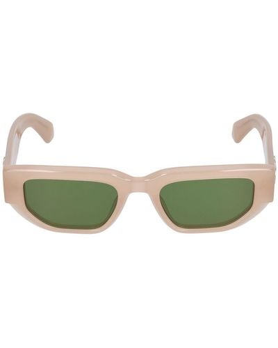 Off-White c/o Virgil Abloh Gafas de sol de acetato estampadas - Verde