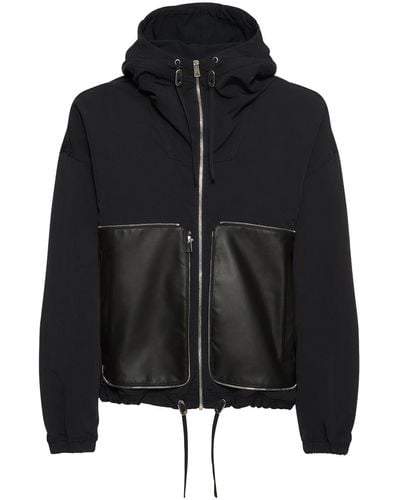 Bottega Veneta E Nylon Folding Jacket - Black
