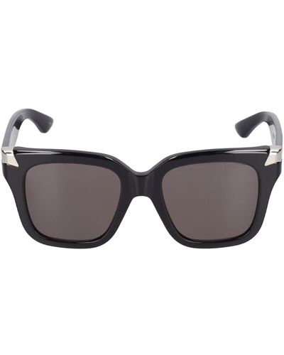 Alexander McQueen Gafas de sol am0440s de acetato - Negro