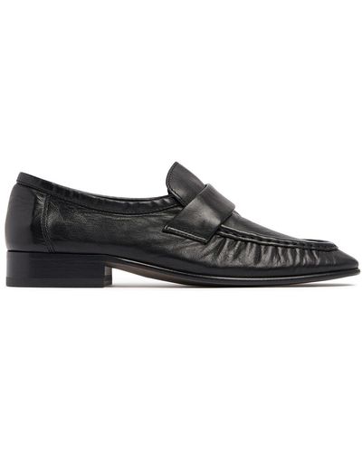 The Row 20Mm Soft Leather Loafers - Black