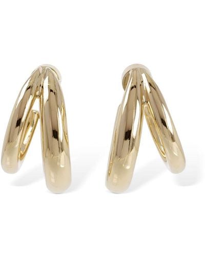 Jennifer Fisher Double Natasha Lilly huggie Earrings - Metallic