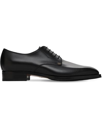 Gucci 30mm gg Dtl Leather Lace-up Shoes - Black