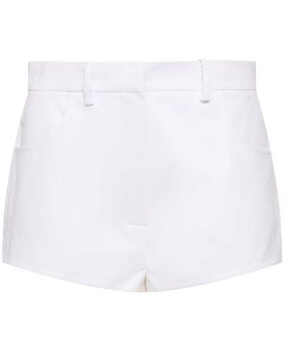 Magda Butrym Cotton Shorts - White