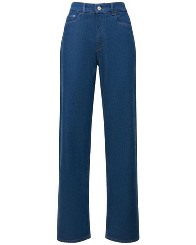 Wandler Poppy Straight Recycled Cotton Jeans - Blue