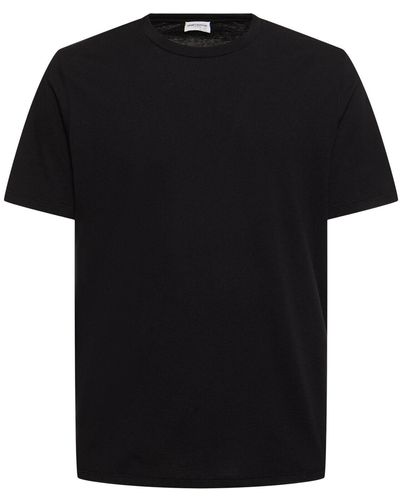 Saint Laurent Cotton T-shirt - Black
