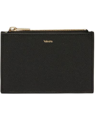 Valextra Key Holder Zip-Around Wallet - Orange