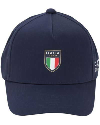 EA7 Casquette "Team Italia Official" - Bleu