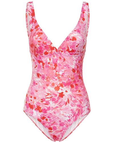 Laura Urbinati Printed One Piece Swimsuit - Pink