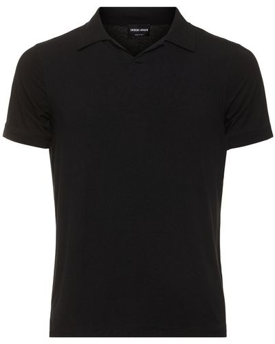 Giorgio Armani Camiseta polo manga corta - Negro