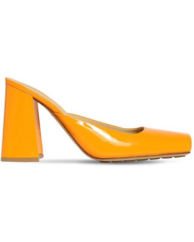 Bottega Veneta 105mm Supergloss Leather Court Shoes - Multicolour