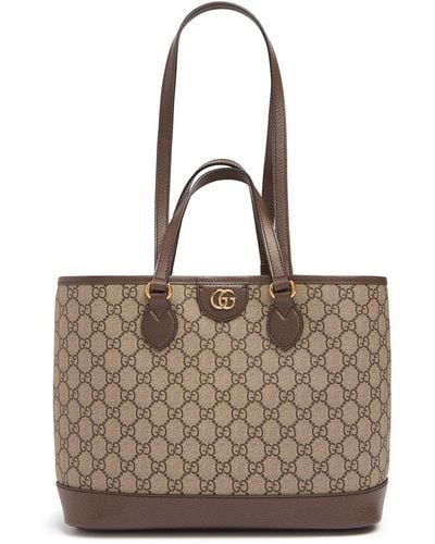 Gucci Ophidia GG Mini Tote Bag - Gray