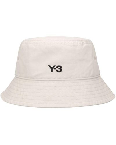 Y-3 Cappello bucket con logo - Neutro
